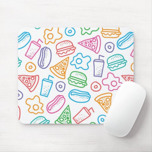 Snel voedselpatroon muismat (Met muis)