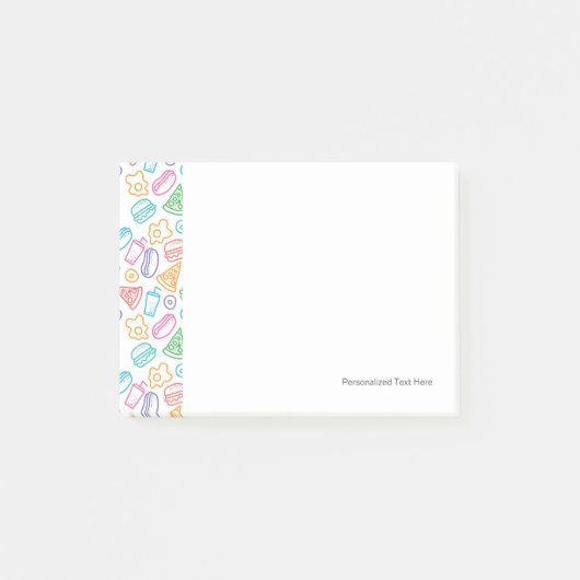 Snel voedselpatroon post-it® notes (Voorkant)