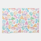 Snel voedselpatroon theedoek (Horizontaal)