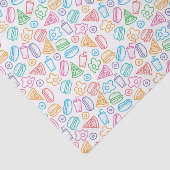 Snel voedselpatroon tissuepapier (Detail)