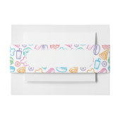 Snel voedselpatroon uitnodigingen wikkel (Voorkant Voorbeeld)