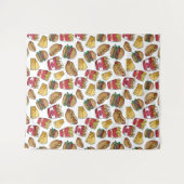 Snel voedselpatroontapijten wandkleed (Voorkant (horizontaal))