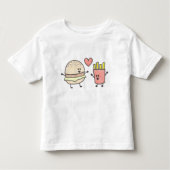 Snel-voedselvrienden Kinder Shirts (Voorkant)