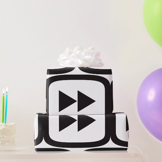 Snel vooruit pictogram cadeaupapier