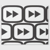 Snel vooruit pictogram cadeaupapier (Vlak)