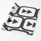 Snel vooruit pictogram cadeaupapier (Uitgerold)