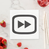 Snel vooruit pictogram servet (Insitu)