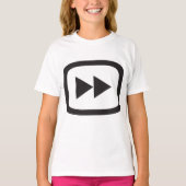Snel vooruit pictogram t-shirt (Voorkant)