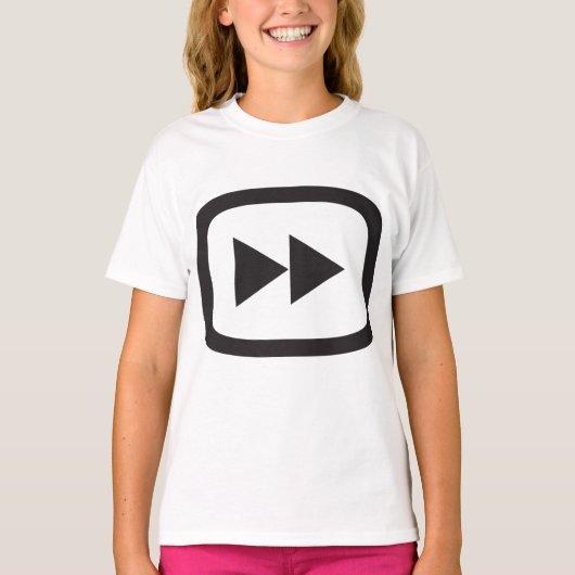 Snel vooruit pictogram t-shirt (Voorkant)