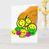 Snel weer glimlach pillen kaart (Gele Bloem)