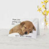 Snel! Wenskaart Kaart (Gele Bloem)