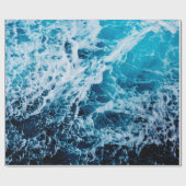 Snel zee tijdens het varen. Dramatiek en afbeeldin Cadeaupapier (Vlak)