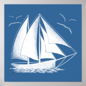 Snel zeilen, . poster (Voorkant)