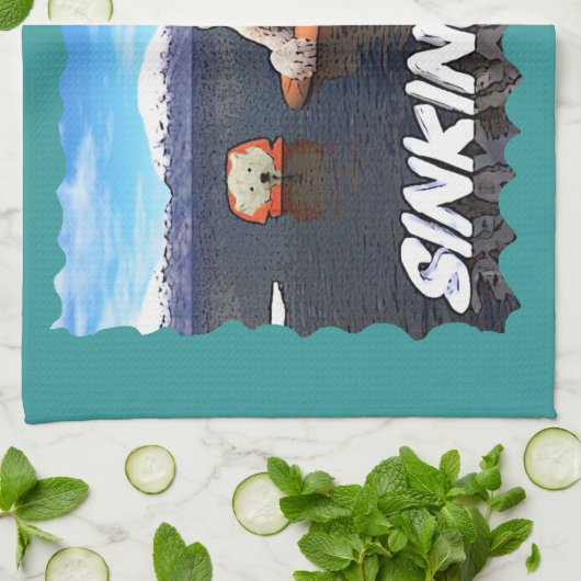 snel zinkend theedoek (Gevouwen)