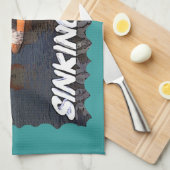 snel zinkend theedoek (Quarter Fold)