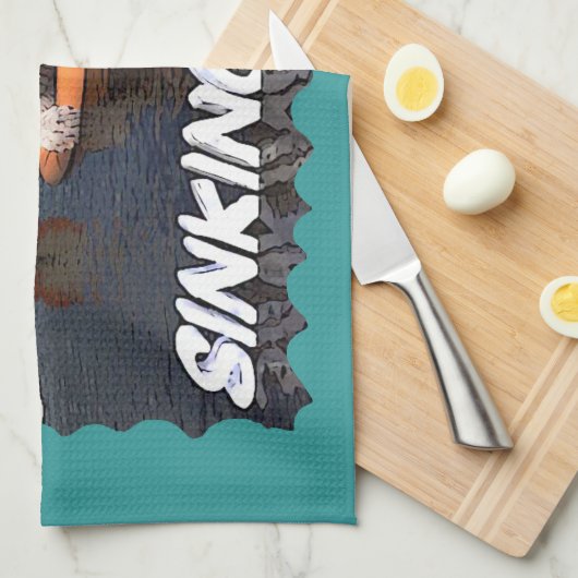 snel zinkend theedoek (Quarter Fold)