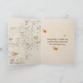 Snel zonnebloem, Bouquet op Brick Kaart (Binnen)