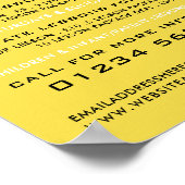 Snel zwemmen pictogram, Adverteren zwemles Poster (Hoek)