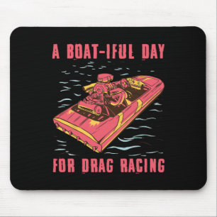 Snelboot Drag Racing Powerboot Racen Enthousiast Muismat