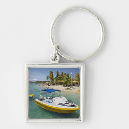 Snelboot en bananenboot sleutelhanger (Voorkant)