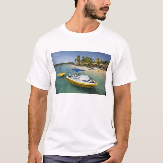 Snelboot en bananenboot t-shirt (Voorkant)
