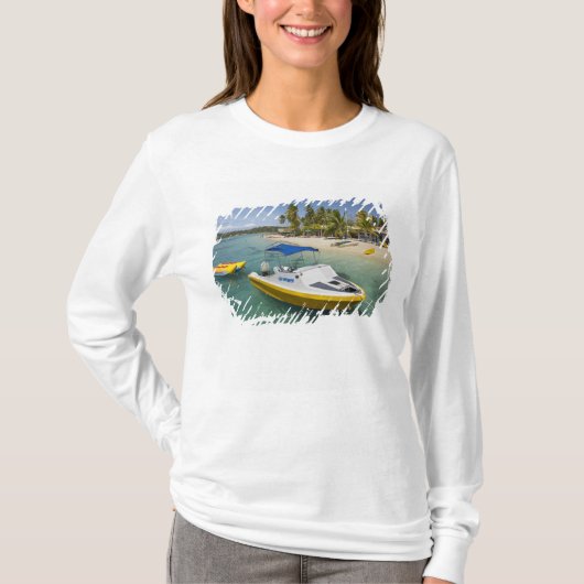Snelboot en bananenboot t-shirt (Voorkant)