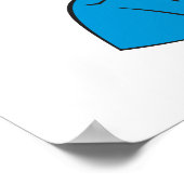 Snelcamera politieagent politieagent poster (Hoek)