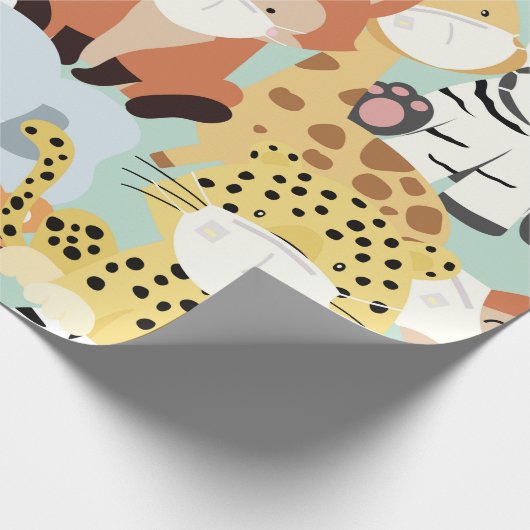 SNELD WILD-DIEREN DIE MASKS Wrappen, VAN PAPIER (Hoek)