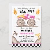 Snelgroeiend Monster Truck Meisje Verjaardag Kaart (Voorkant)