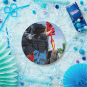 snelheden met draaiende rotzooi Rockabilly Betty P Papieren Bordje (Feest)