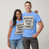 Snelheid behouden door tunnel t-shirt (Unisex)