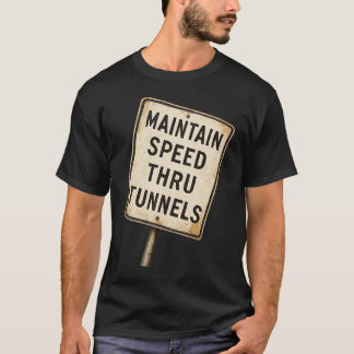 Snelheid behouden door tunnel t-shirt