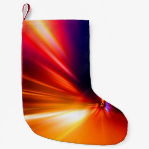 snelheid bij nachtelijke routeabstractie, achtergr kleine kerstsok