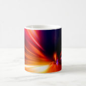 snelheid bij nachtelijke routeabstractie, achtergr koffiemok (Center)