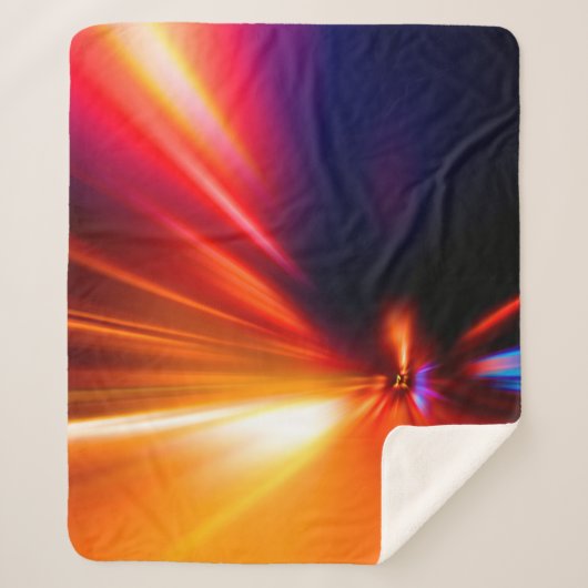 snelheid bij nachtelijke routeabstractie, achtergr sherpa deken (Voorkant)