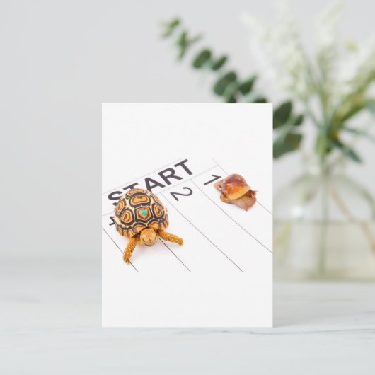 Snelheid Briefkaart (Staand voorkant)