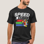 Snelheid Cubing van puzzels T-shirt (Voorkant)