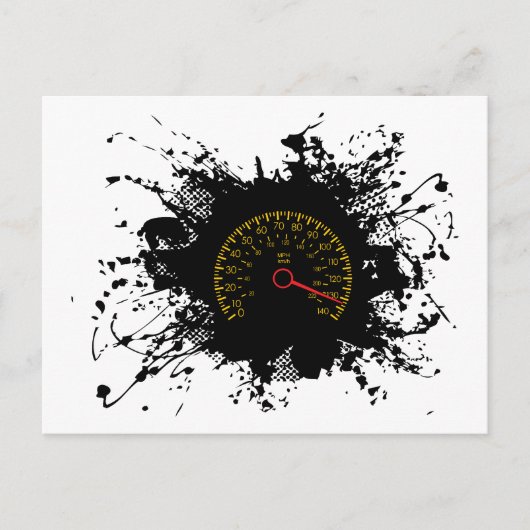 Snelheid Emblem Urban Style 2 Briefkaart (Voorkant)