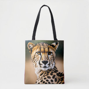 Snelheid en gratie: de Cheetah's Gaze Tote Bag
