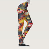 Snelheid en momentum naadloos patroon leggings (Rechts)