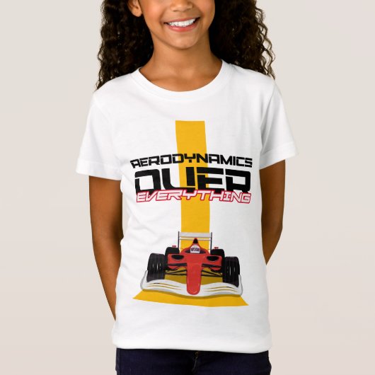 Snelheid en precisie – Aerodynamica eerst T-shirt (Voorkant)