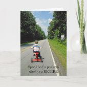 Snelheid geen probleem wanneer u retire kaart (Voorkant)