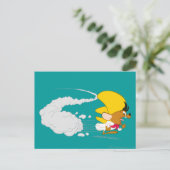 SNELHEID GONZALES™ draait in kleur Briefkaart (Staand voorkant)