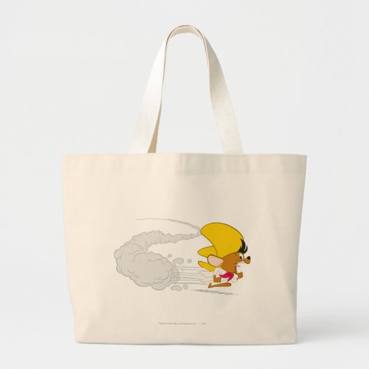 SNELHEID GONZALES™ draait in kleur Grote Tote Bag (Voorkant)