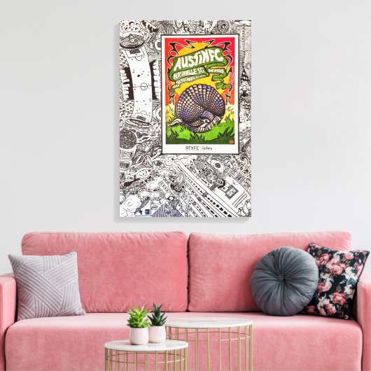 Snelheid in vectoren canvas afdruk (Insitu (Woonkamer))