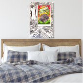 Snelheid in vectoren canvas afdruk (Insitu (Slaapkamer))