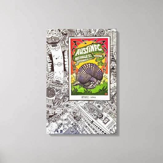 Snelheid in vectoren canvas afdruk (Voorkant)