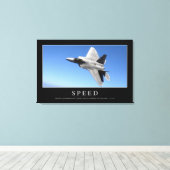 Snelheid: Inspirerend prijsopgave 2 Canvas Afdruk (Insitu (Houten vloer))