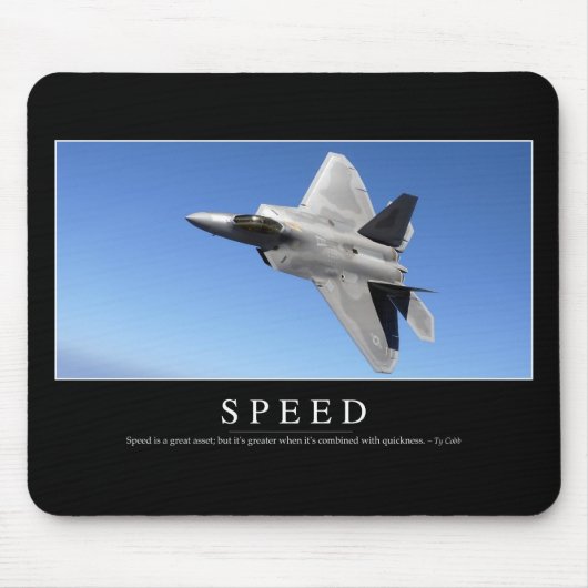Snelheid: Inspirerend prijsopgave 2 Muismat (Voorkant)