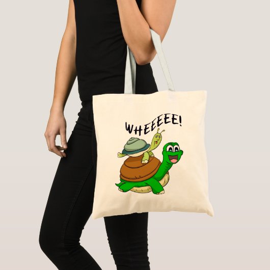 Snelheid is relatief! Grappig gezegde cadeau Tote Bag (Voorkant (product))